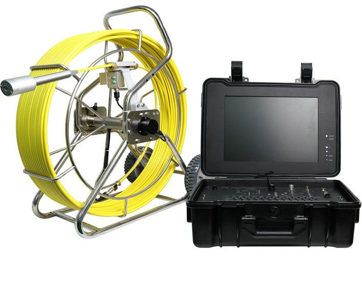 GAT Drain & Sewer Pipe Inspection CCTV Camera System with 120m Reel